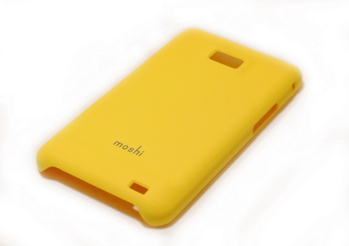 Панель  MOSHI  iGlaze Samsung i9100 желтая + защ.пленка
