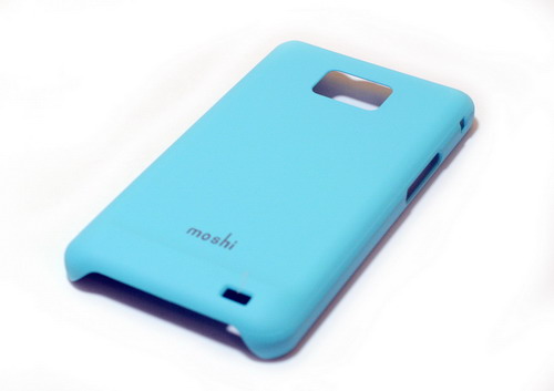Панель  MOSHI  iGlaze Samsung i9100 голубая + защ.пленка