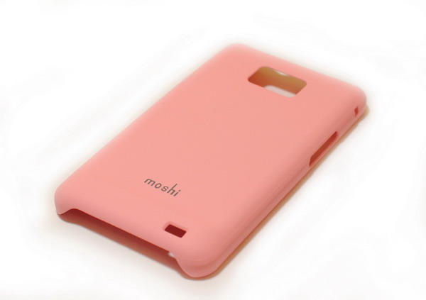 Панель  MOSHI  iGlaze Samsung i9100 розовая + защ.пленка