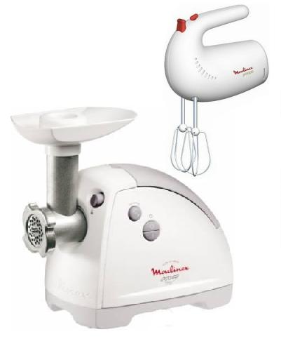 Мясорубка  MOULINEX  ME 6251 + Миксер HM1010