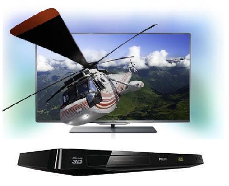 Телевизор LED  PHILIPS  55PFL8007T + Blu-Ray BDP3385K