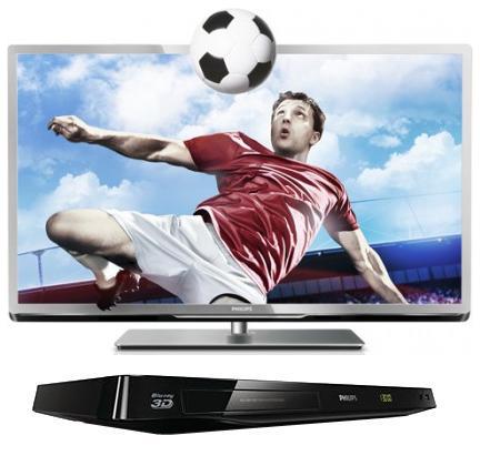 Телевизор  PHILIPS  46PFL5507T + Blu-Ray BDP3385K