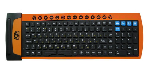 Клавиатура проводная  AGESTAR  HSK825M black USB
