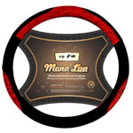 руль AZARD Оплетка на кожаная Mona Liza Elegante "L" (d=40см) красный