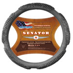 Оплетка на руль AZARD спонжевая SENATOR Colorado "XL" (d=42см) /СЕРЫЙ/