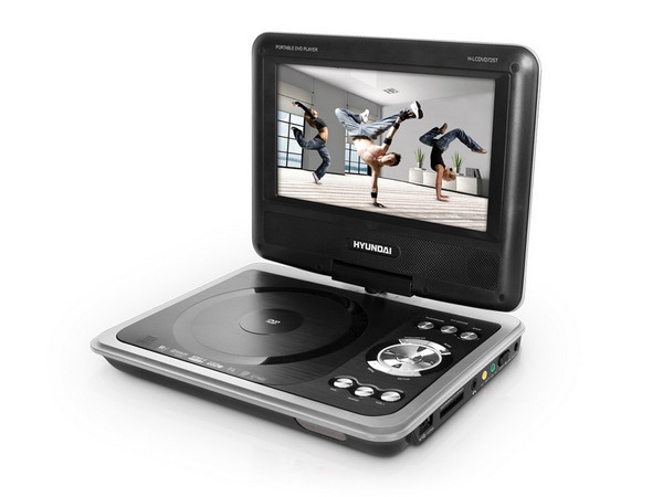 Портативный DVD плеер HYUNDAI H-LCDVD725T