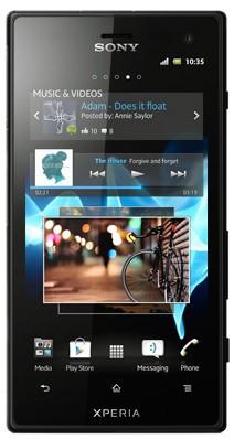 Смартфон  SONY  LT26w  Xperia acro S black