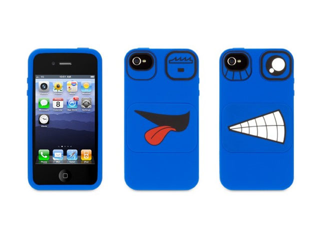 Чехол  GRIFFIN  iPhone 4/4S Faces Blue (GB03653)