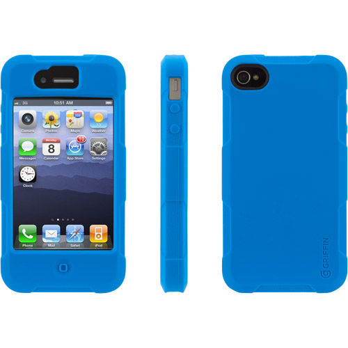 Чехол  GRIFFIN  iPhone 4/4S Blue (GB02573)
