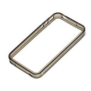 Чехол  DEPPA  iPhone 4/4S Bumper прозрачный/черный кант