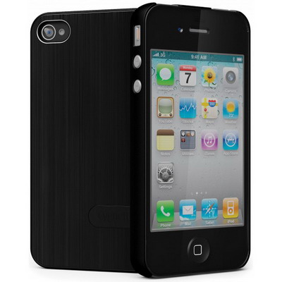Чехол  CYGNETT  iPhone 4/4S Black (CY0438CPURB)