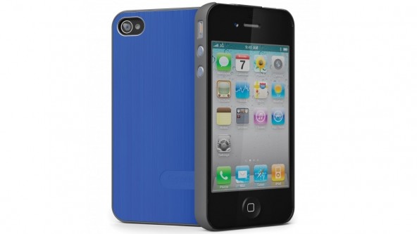 Чехол  CYGNETT  iPhone 4/4S Blue (CY0441CPURB)