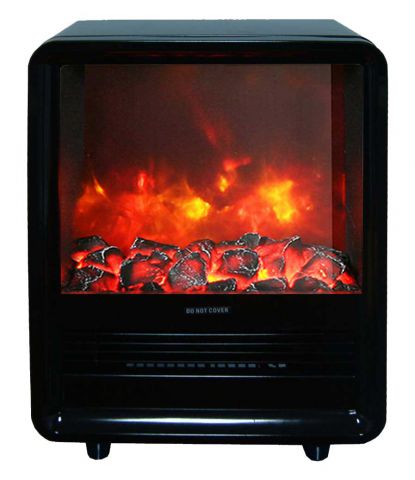 Камин  QUADDRO black