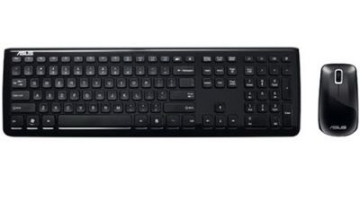 Клавиатура и мышь  ASUS  W3000 USB черный