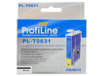 Картридж  PROFILINE  Epson T0631black