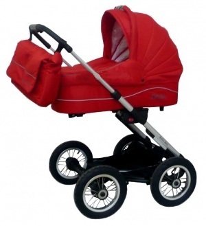 Коляска  NEO  Jekky Kids Stylo комбинированная red+grey