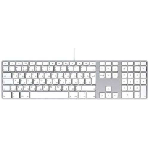 Клавиатура проводная APPLE Keyboard with numeric Keypad