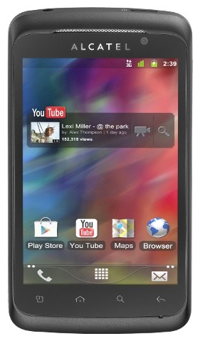 Смартфон  ALCATEL  OT991D black
