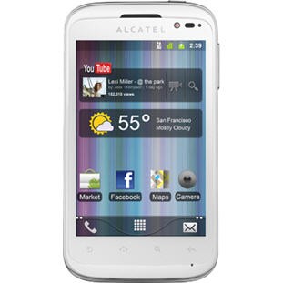 Смартфон  ALCATEL  OT991D white