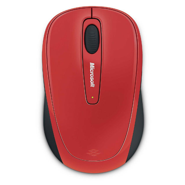 Мышь беспроводная  MICROSOFT  Wireless Mobile Mouse 3500 Flame red