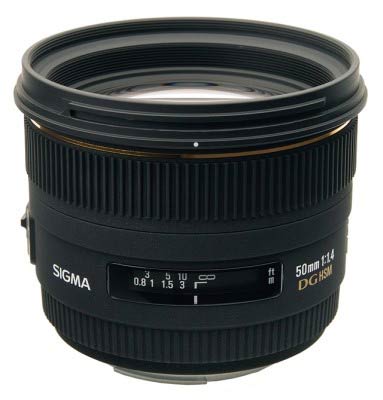 Фотообъектив  SIGMA  AF 50мм F1.4 EX DG HSM (Canon)
