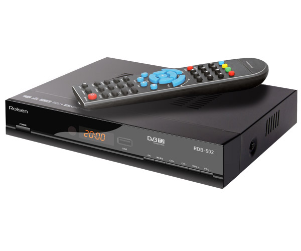 Ресивер DVB-T2  ROLSEN  RDB-502