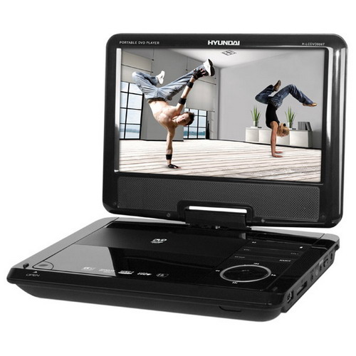 Проигр. dvd с тюнером  HYNDAI  H-LCDVD906T черный