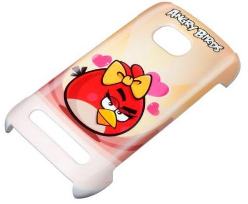 Чехол  NOKIA  для Lumia 710 Angry Birds Girl розовый (СС-3036)