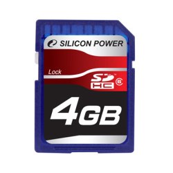 SD карта 4 Gb  SILICON POWER  class 6 SDHC
