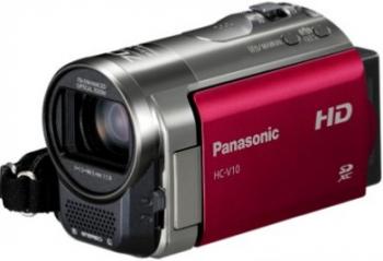 Видеокамера  PANASONIC  HC-V10 красный