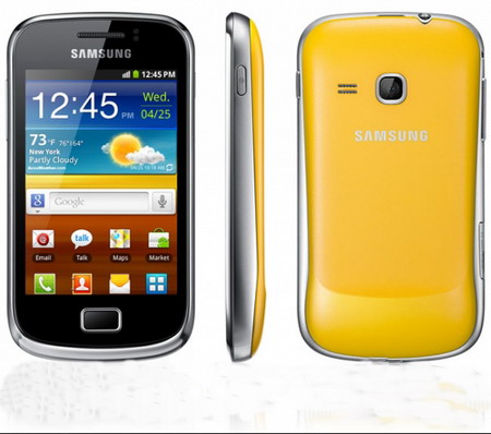 Смартфон  SAMSUNG  GT-S6500 Galaxy Mini 2 yellow