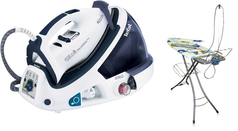 Парогенератор  TEFAL  GV 8461 + Доска глад.  Эльза де Люкс