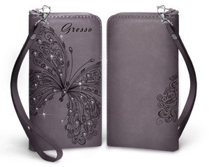 Сумочка  Galatea  Триумф бабочка серый 3XL (32П-0500)