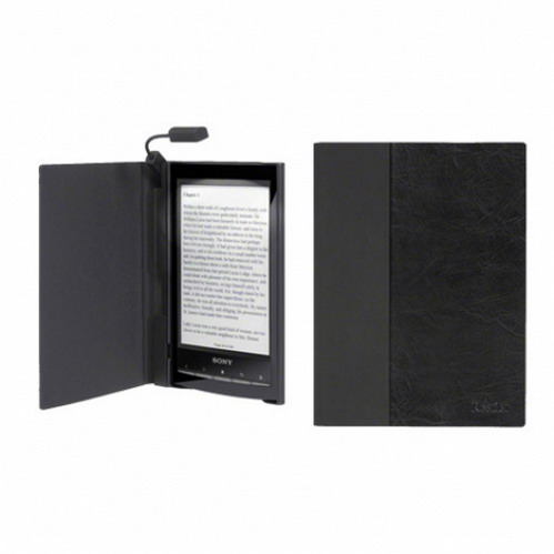 Чехол-обложка  SONY  T1 Reader  с подсветкой черный