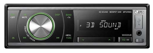 Автомагнитола  LG  MAX220UB