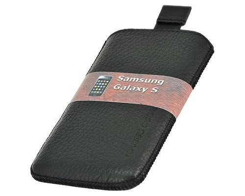 Чехол  CROSS  Samsung i9001 Galaxy S Plus кожа черный