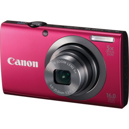 Фотоаппарат  CANON  A2300 IS красный