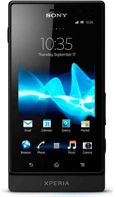 Смартфон  SONY  MT27i  Xperia Sola black