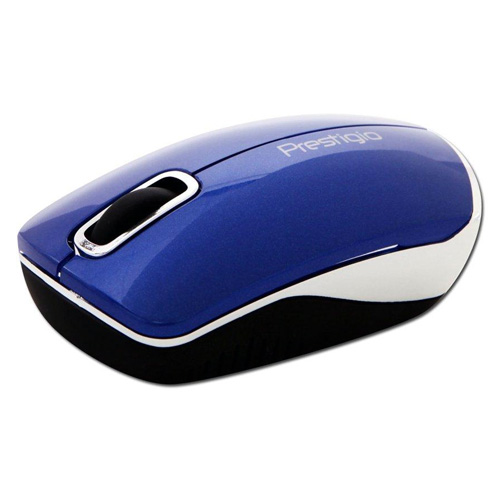 Мышь беспроводная  PRESTIGIO  PMSOW01 Black/Silver/Blue