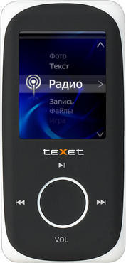 MP3-плеер  TeXet  T-189 4Gb белый