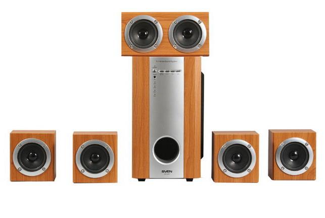 Акустическая система  SVEN  HT-435 светлое дерево