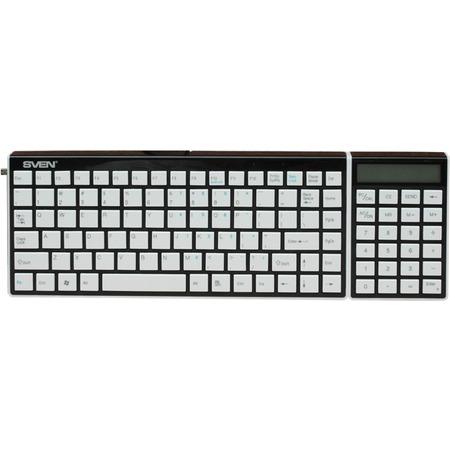 Клавиатура проводная  SVEN  Slim 3100 USB белая