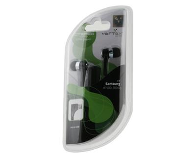 Гарнитура  VERTEX  стерео для Samsung S 8300 c FM micro USB