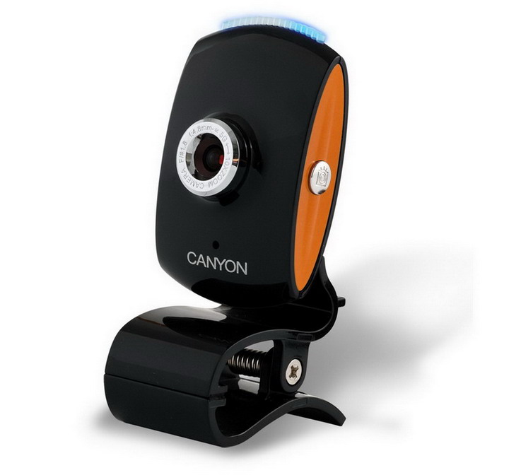 Веб камера  CANYON  СNR-WCAM420HD black/orange
