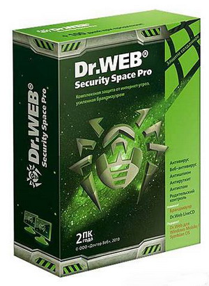 Продукт программный  Dr.Web  Security Space PRO 2ПК
