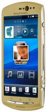 Смартфон  SONY-ERICSSON  MT 11i Xperia Neo V gold