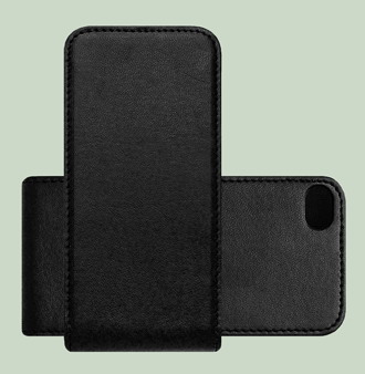 Чехол-книжка  LIFETEK  iPhone 4 USlim Clever черный