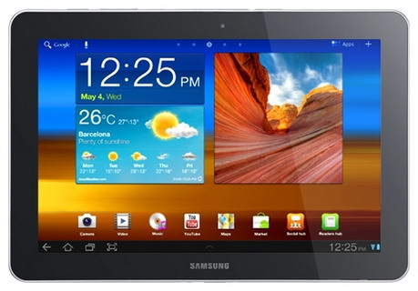 Планшет  SAMSUNG  GT-P7500 Galaxy Tab 10.1 64Гб black