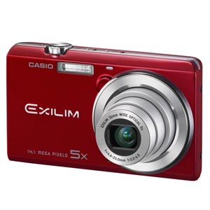 Фотоаппарат  CASIO  EX-ZS15 красный