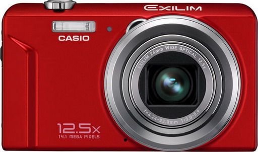 Фотоаппарат  CASIO  EX-ZS100 красный